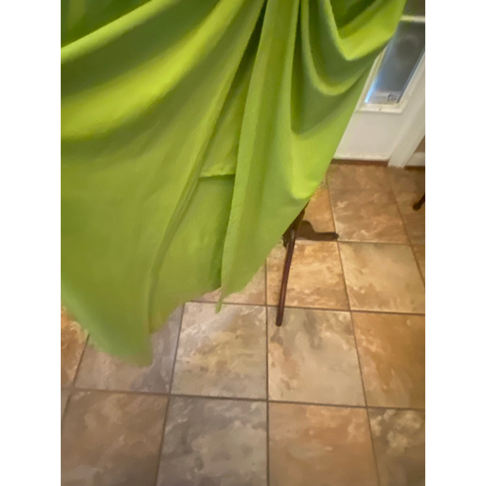 Women's STYLEWE Lime Green Ruched Maxi Dress XL - Picture 6 of 9